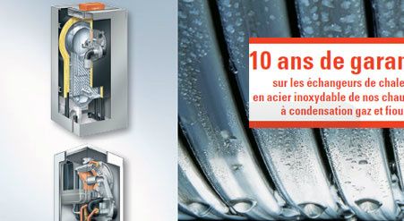 Échangeur de chaleur inox radial